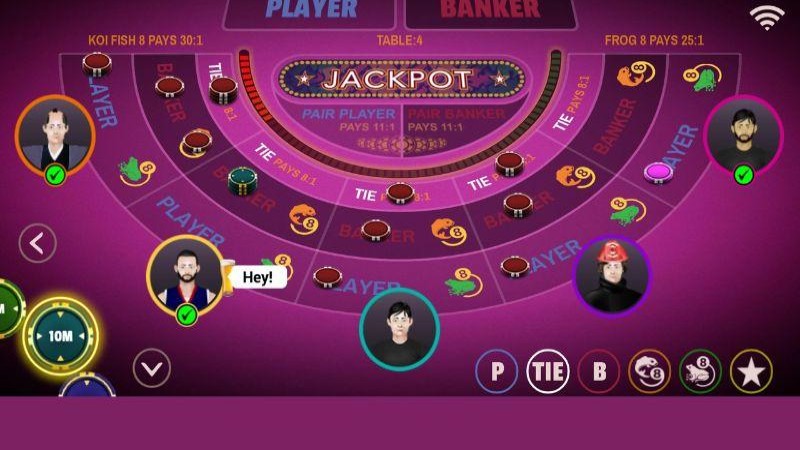 Cách đặt cược trong Baccarat