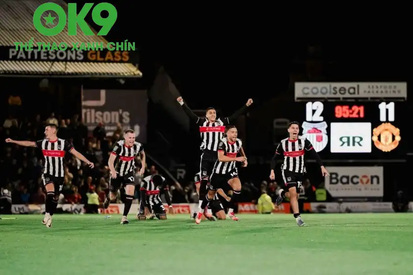 Trận thua đầy bất ngờ của MU trước đội bóng giải hạng 4 nước Anh. Ảnh: CLB Trận thua đầy bất ngờ của MU trước đội bóng giải hạng 4 nước Anh. Ảnh: CLB