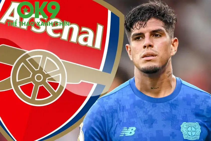 Piero Hincapie nhiều khả năng sẽ cập bến Arsenal. Ảnh: The Sun Piero Hincapie nhiều khả năng sẽ cập bến Arsenal. Ảnh: The Sun